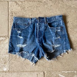 Aritzia Denim Forum Ex Boyfriend Jean Shorts